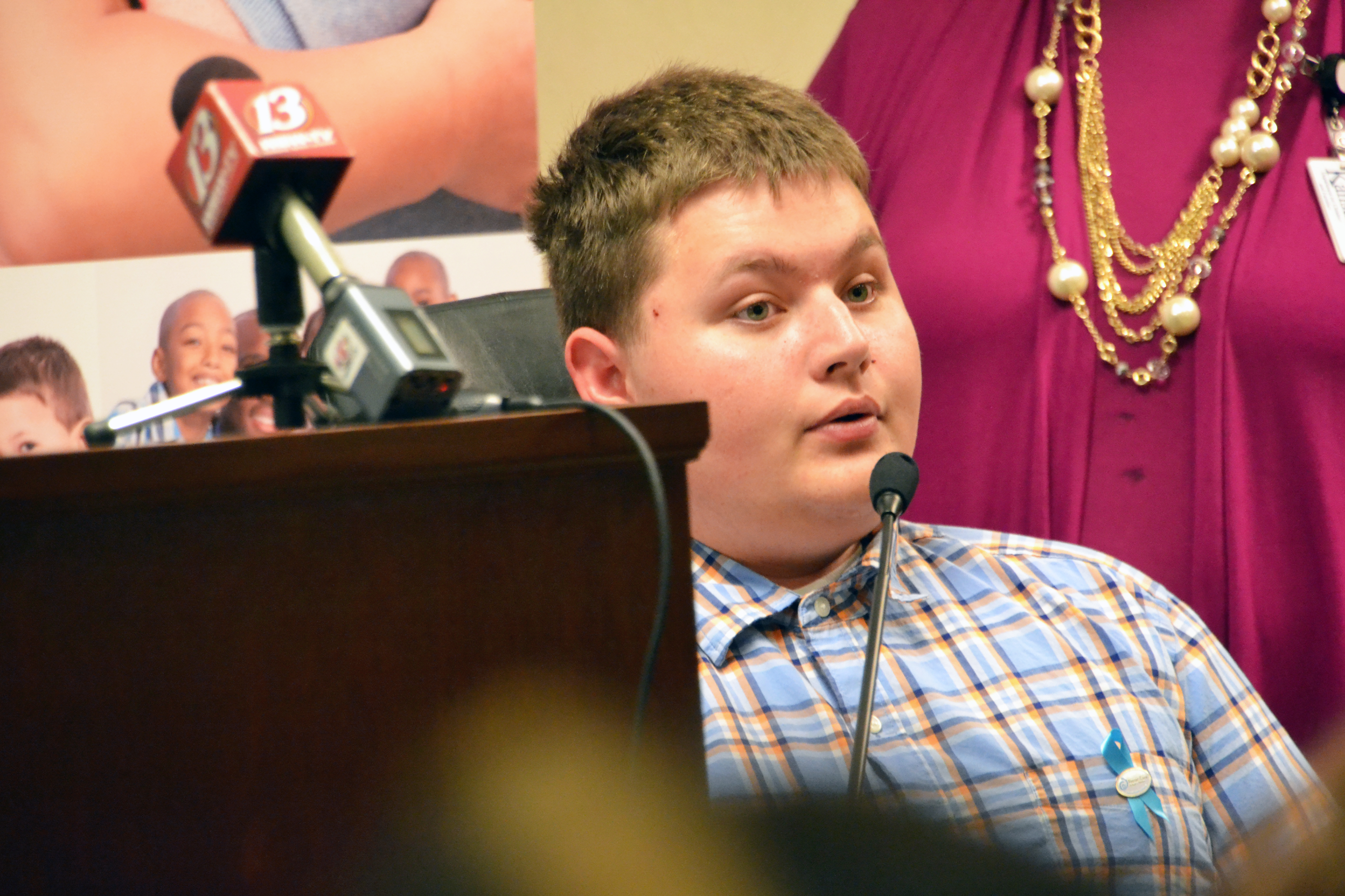 Peyton Peterson shares his personal story as a youth in foster care